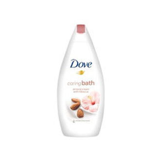 Dove Krémová pěna do koupele s mandlovým krémem a ibiškem (Caring Bath) 500 ml woman