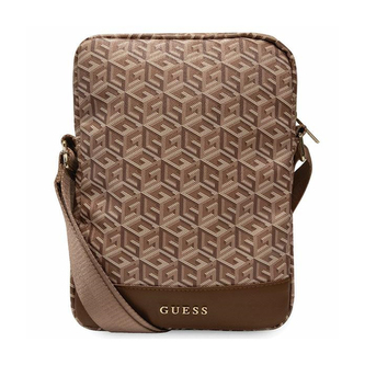Guess GCube Stripe Tablet Bag - taška na 10" tablet (hnědá) Guess GCube Stripe Tablet Bag - taška na 10" tablet (hnědá)