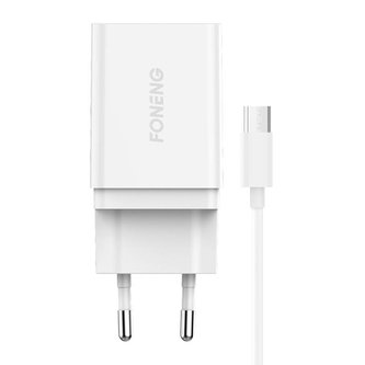 Rychlonabíječka Foneng 1x USB K300 + kabel USB Micro