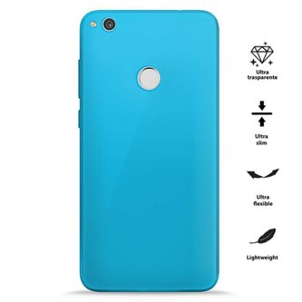 PURO 0.3 Nude - Pouzdro Huawei P8 Lite (2017) / Honor 8 Lite (Fluo Blue)