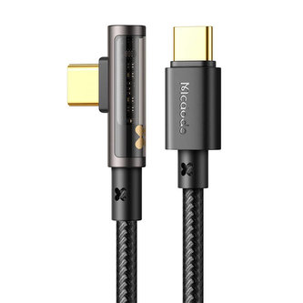 Kabel USB na USB-C Prism 90 stupňů Mcdodo CA-3400, 100W, 1,2 m (černý) Kabel USB na USB-C Prism 90 stupňů Mcdodo CA-3400, 100W, 1,2 m (černý)