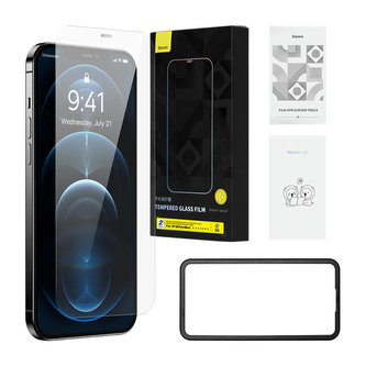 Baseus Crystal Tvrzené sklo 0,3 mm pro iPhone 12 Pro Max (2ks)