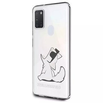 Karl Lagerfeld KLHCM21CFNRC M21 M215 pevné pouzdro transparentní Choupette Fun