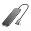 Baseus HUB adaptér USB typu C na 4x USB 3.0 / USB typu C PD pro MacBook / PC šedý (CAHUB-EZ0G)