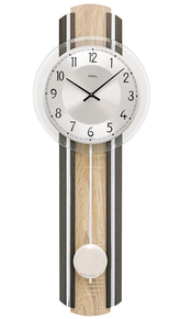 Kyvadlové nástěnné hodiny 7474 AMS řízené rádiovým signálem 64cm