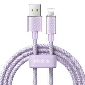 Cable USB-A to Lightning Mcdodo CA-3645, 2m (purple) Cable USB-A to Lightning Mcdodo CA-3645, 2m (purple)