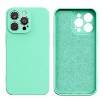 Silikonové pouzdro pro Samsung Galaxy S23 Ultra silikonový kryt mint zelený