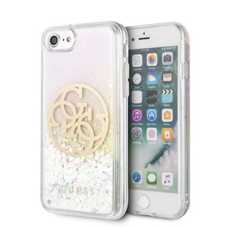 Guess Gradient Liquid Glitter Circle Logo - Case for iPhone SE 2020 / 8 / 7