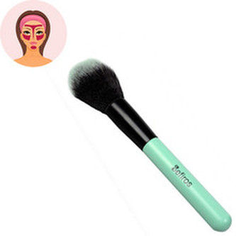 Sefiros Pudrovací štětec s rukojetí Pastell (Powder Brush Pastell) woman