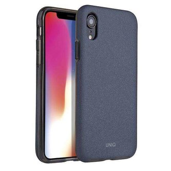 UNIQ etui Lithos iPhone Xr niebieski /azurově modrá