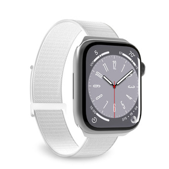 PURO Nylon Sport - řemínek pro Apple Watch 42/44/45/49 mm (bílý)