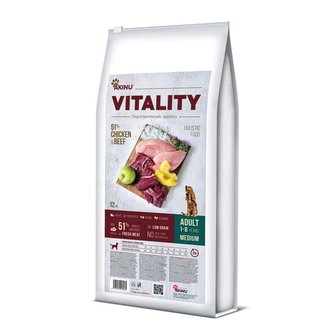 Akinu VITALITY pes dospělý střední - kuře a hovězí 12kg