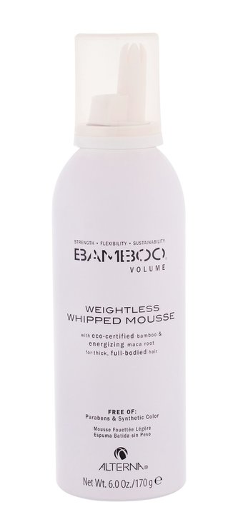 Alterna Pěnové tužidlo pro objem vlasů Bamboo Volume (Weightless Whipped Mousse) 150 ml woman