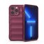 Pouzdro Magic Shield Case pro iPhone 13 Pro flexibilní pancéřový kryt vínové barvy
