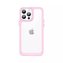 Outer Space Case Case pro iPhone 13 Pro Max Hard Cover s gelovým rámečkem růžový