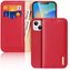 Dux Ducis Hivo Leather Flip Cover Originální kožená peněženka na karty a dokumenty iPhone 14 Plus červená