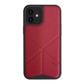 UNIQ pouzdro Transforma iPhone 12 mini 5,4" červený / korálově červený