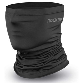 Hřejivý tubový šátek prodyšný bandana bandana šátek Unisex RockBros WB-001B Black