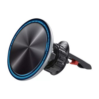 Joyroom magnetický držák do auta Qi bezdrátová indukční nabíječka 15W (MagSafe kompatibilní pro iPhone) Air Vent Silver (JR-ZS290)