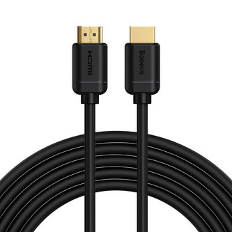Kabel Baseus HDMI 2.0, 4K 30 Hz, 3D, HDR, 18 Gbps, 5 m (černý)