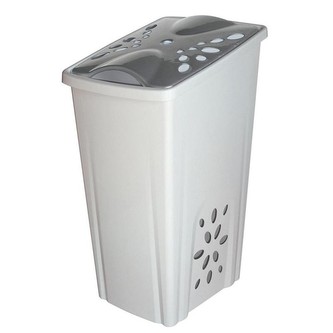 BAMA Koš prádelní PERLA, bílá