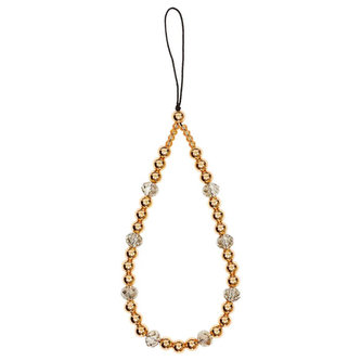 Case-Mate Universal Beaded Phone Wristlet - Univerzální šňůrka na telefon (Golden Crystal)