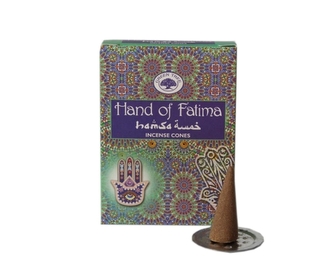 Vonné jehlánky Green Tree Hand of Fatima 10 ks