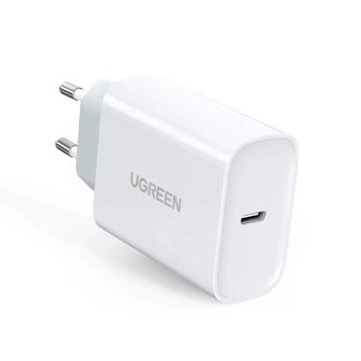 Ugreen USB Type C PD 30W nabíječka s USB Type C kabelem 2m bílý (CD127)