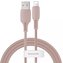 Baseus barevný kabel USB / Lightning kabel 2,4A 1,2m růžový (CALDC-04)