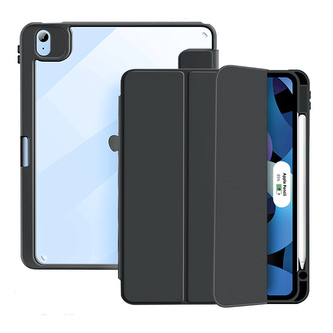 PURO Zeta Smart - Pouzdro pro iPad 10.9 "(2022) odnímatelná magnetická klapka + držák Apple Pencil (černý)