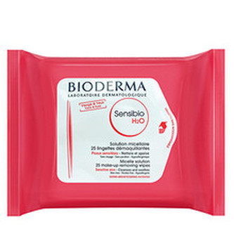 Bioderma Micelární ubrousky na citlivou pleť Sensibio H2O (Make-Up Removing Wipes) 25 ks woman
