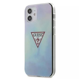 Guess GUHCP12SPCUMCGC02 iPhone 12 mini 5,4" niebieski/modré pevné pouzdro Kravata