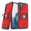Wozinsky Ring Armor pevné hybridní pouzdro magnetický držák krytu pro Samsung Galaxy S22 červený