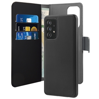 Odnímatelná peněženka PURO – pouzdro 2v1 pro Samsung Galaxy A72 5G / A72 4G (černé)