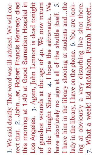 Seven American Deaths and Disasters