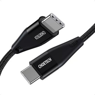 Choetech kabel USB Type C kabel - USB Type C Power Delivery 60W 3A 1,2m černý (XCC-1003)