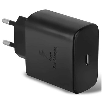 Rychlá USB-C typ C PD 18W 3A nástěnná nabíječka Černá
