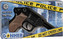 Metalowy pistolet policyjny