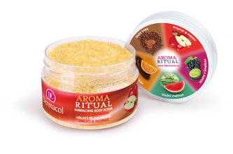 Dermacol Hřejivý tělový peeling jablko a skořice Aroma Ritual 200 g woman