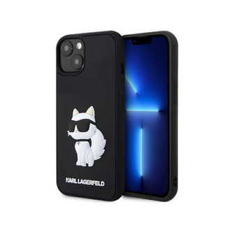 Karl Lagerfeld 3D Rubber NFT Choupette - pouzdro pro iPhone 14 Plus (černé)