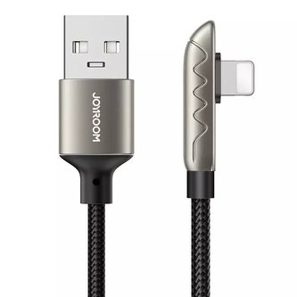 Herní USB kabel Joyroom – bleskové nabíjení / přenos dat 2,4 A 1,2 m stříbrný (S-1230K3)