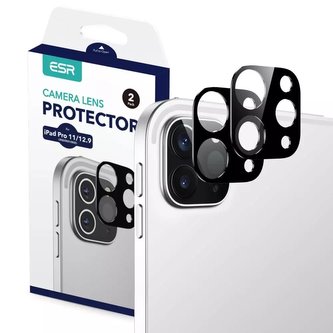 TEPLOVANÉ SKLO ESR OBJEKTIV K FOTOAPARÁTU 2 BALENÍ IPAD PRO 11 / PRO 12.9 ČERNÝ