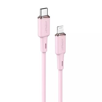 Acefast kabel MFI USB Type C - Lightning 1,2m, 30W, 3A růžový (C2-01 růžový)