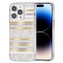 Case-Mate Pearl Stripes MagSafe - Pouzdro zdobené perletí pro iPhone 14 Pro (Pearl Stripes)