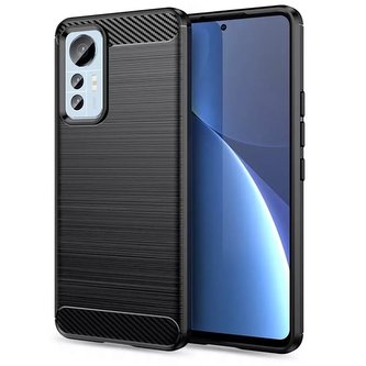 TPUCARBON XIAOMI 12 LITE ČERNÝ