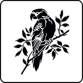 ARTEMISS Papoušek - plastová šablona 503 (29x29cm) Rozměr: G 29x29cm