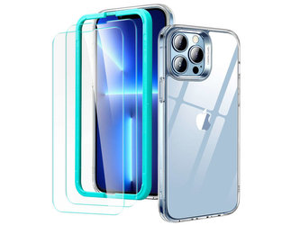 Pouzdro ESR Classic Hybrid pro iPhone 13 Pro 2x ESR Screen Shield Tempered Glass