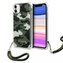 Guess GUHCN61KSARKA iPhone 11 6,1" zelený / khaki pevný obal Camo Collection