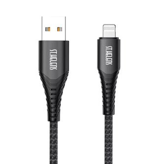 Joyroom MFI USB kabel - Lightning pro přenos dat a nabíjení 2,1A 20W 1,8m černý (ST-C04)