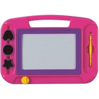 Eddy toys - Dětská magnetická tabule / Kličkovaná (růžová)